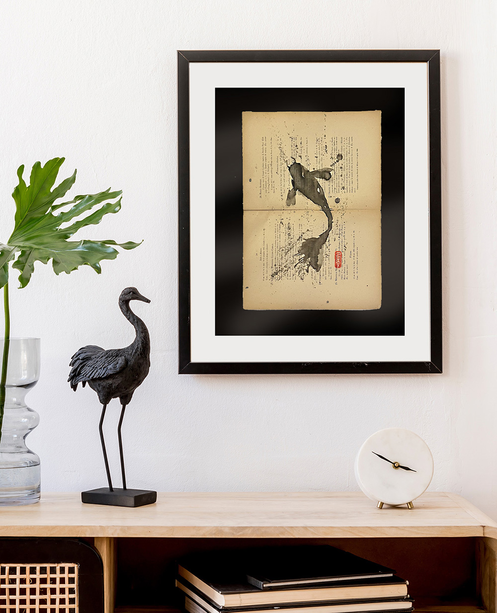 Black fish su antica pagina